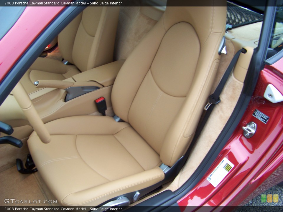 Sand Beige Interior Photo for the 2008 Porsche Cayman  #280598