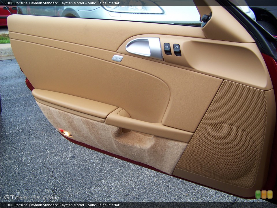 Sand Beige Interior Door Panel for the 2008 Porsche Cayman  #280626