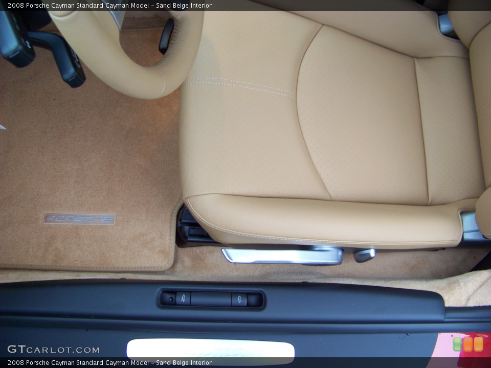 Sand Beige Interior Photo for the 2008 Porsche Cayman  #280633