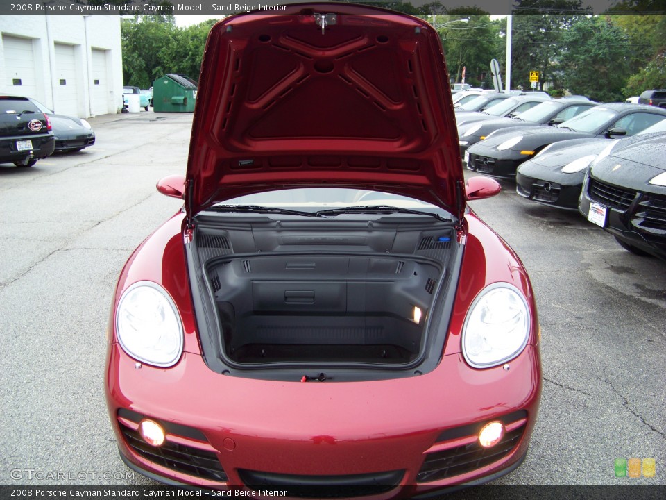Sand Beige Interior Trunk for the 2008 Porsche Cayman  #280640