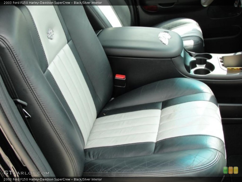 Black/Silver Interior Photo for the 2003 Ford F150 Harley-Davidson SuperCrew #28273266