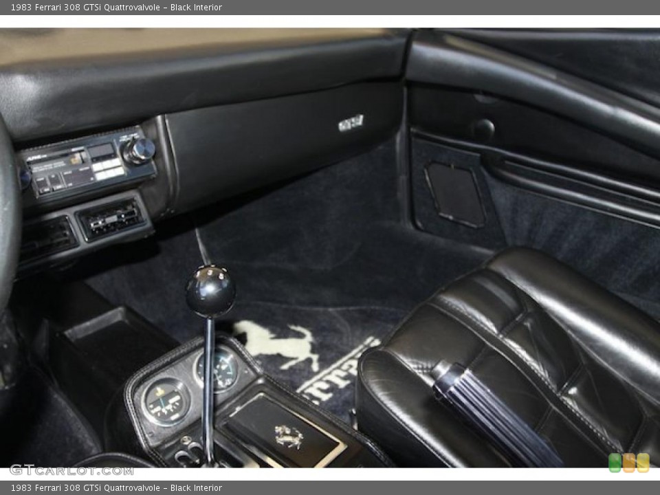 Black Interior Photo for the 1983 Ferrari 308 GTSi Quattrovalvole #28286822