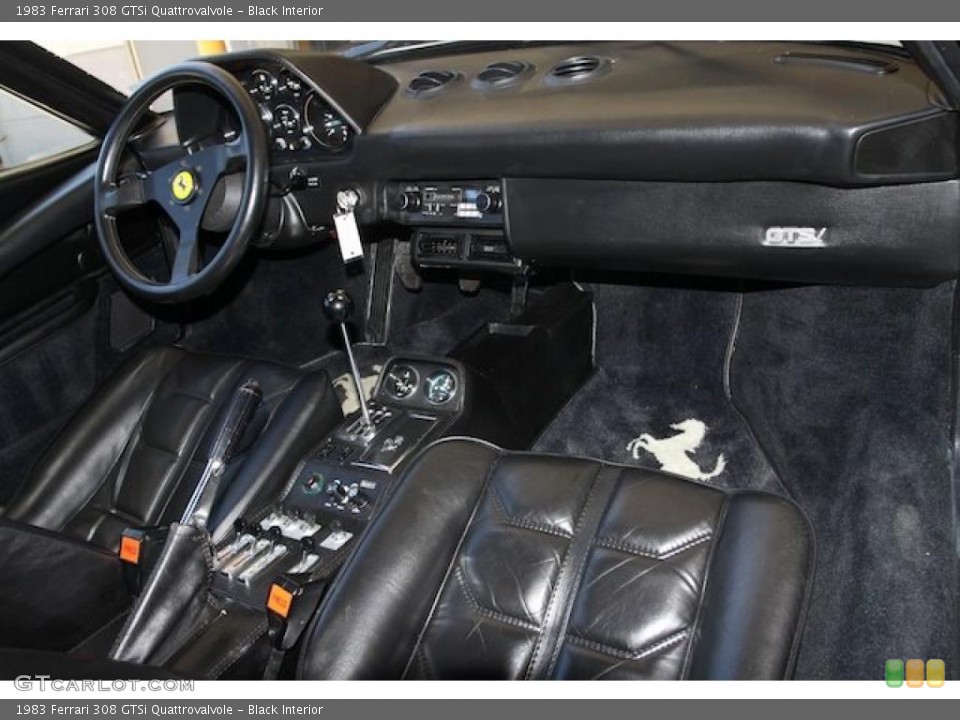 Black Interior Dashboard for the 1983 Ferrari 308 GTSi Quattrovalvole #28286946