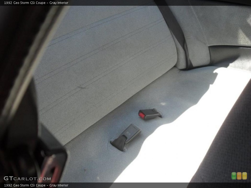 Gray Interior Rear Seat for the 1992 Geo Storm GSi Coupe #28384662
