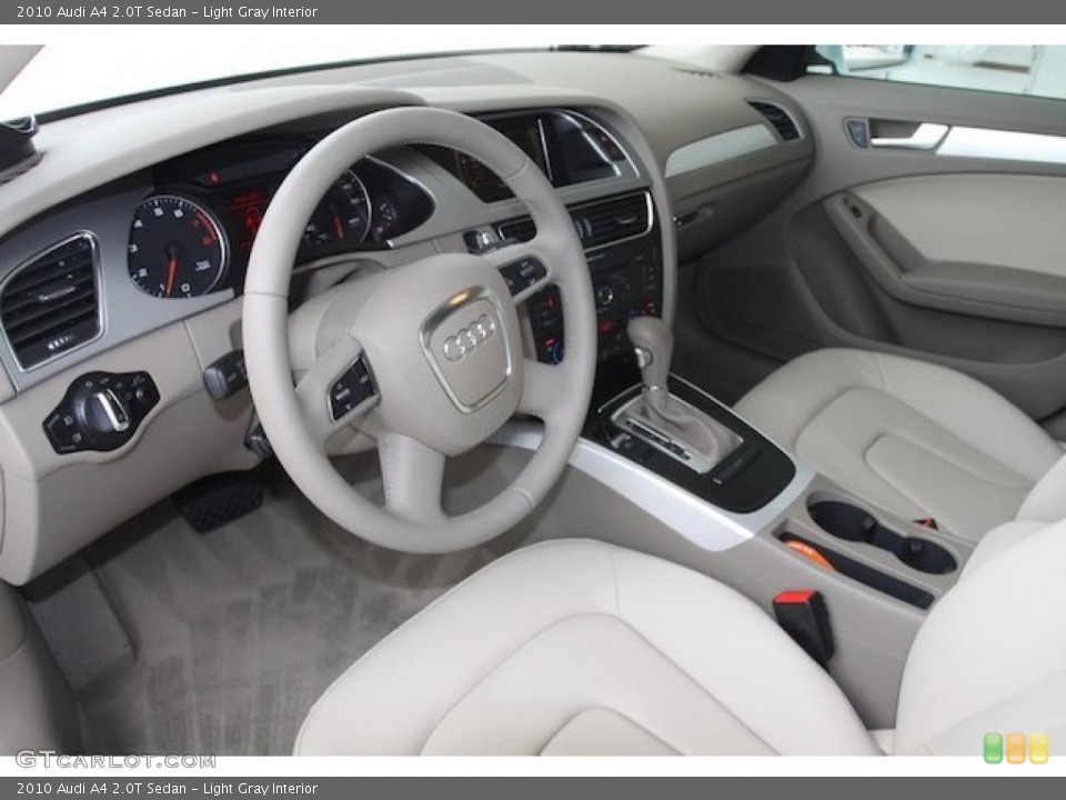 Light Gray Interior Photo for the 2010 Audi A4 2.0T Sedan #28392738