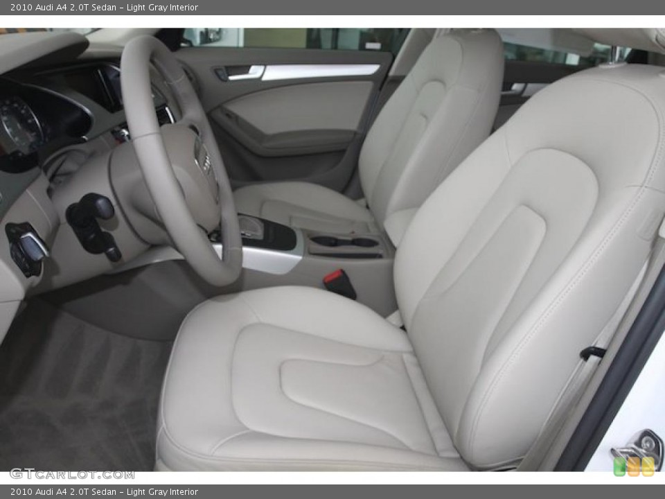 Light Gray Interior Photo for the 2010 Audi A4 2.0T Sedan #28392746