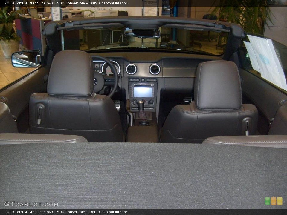 Dark Charcoal Interior Photo for the 2009 Ford Mustang Shelby GT500 Convertible #2842504