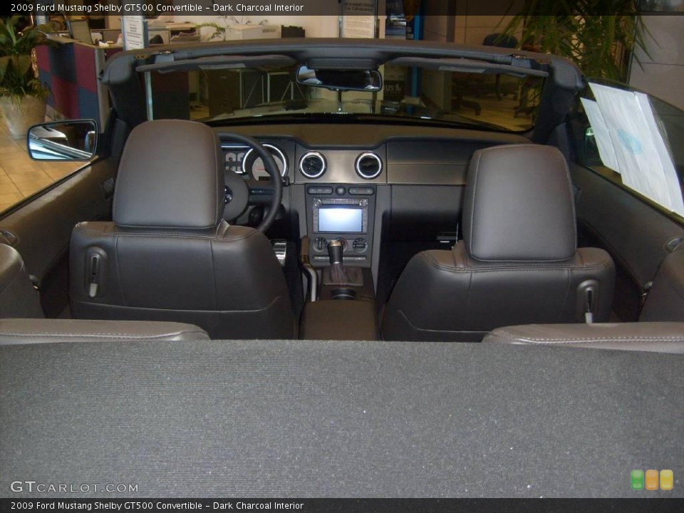 Dark Charcoal Interior Photo for the 2009 Ford Mustang Shelby GT500 Convertible #2842504