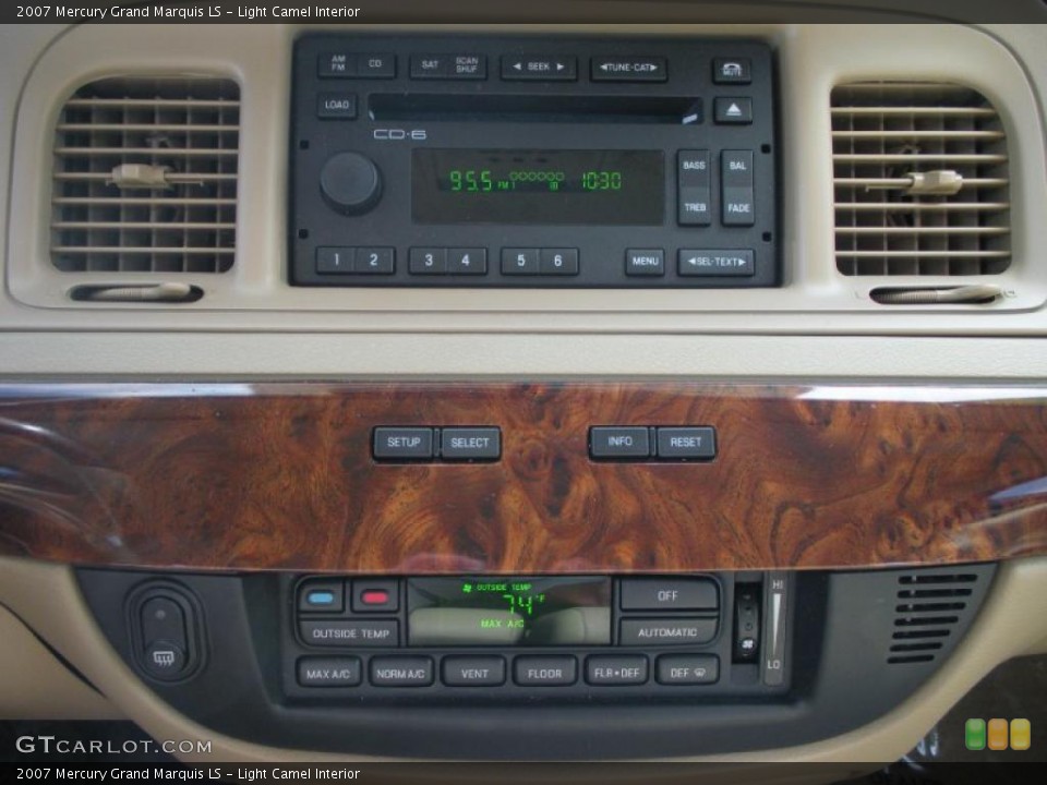 Light Camel Interior Controls for the 2007 Mercury Grand Marquis LS #28482242