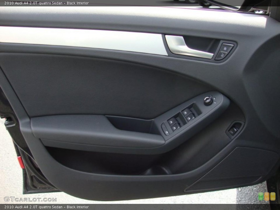 Black Interior Door Panel for the 2010 Audi A4 2.0T quattro Sedan #28546817