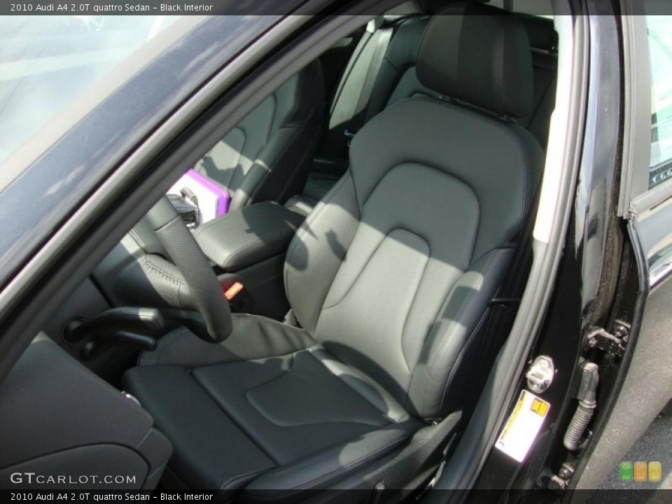 Black Interior Photo for the 2010 Audi A4 2.0T quattro Sedan #28546883