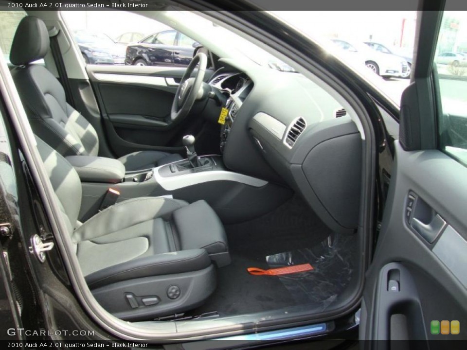 Black Interior Photo for the 2010 Audi A4 2.0T quattro Sedan #28546949