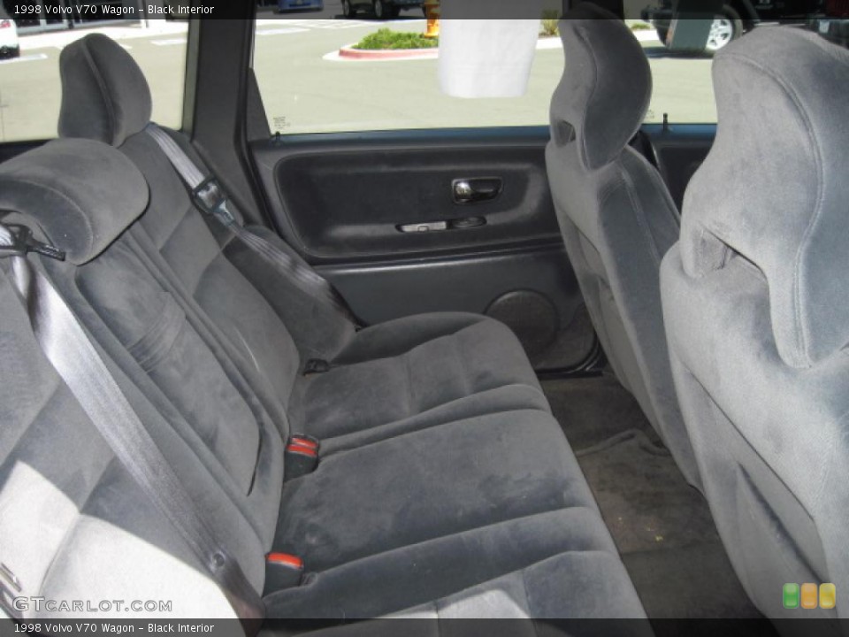 Black Interior Rear Seat for the 1998 Volvo V70 Wagon #28609131