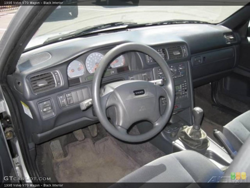 Black Interior Dashboard for the 1998 Volvo V70 Wagon #28609195