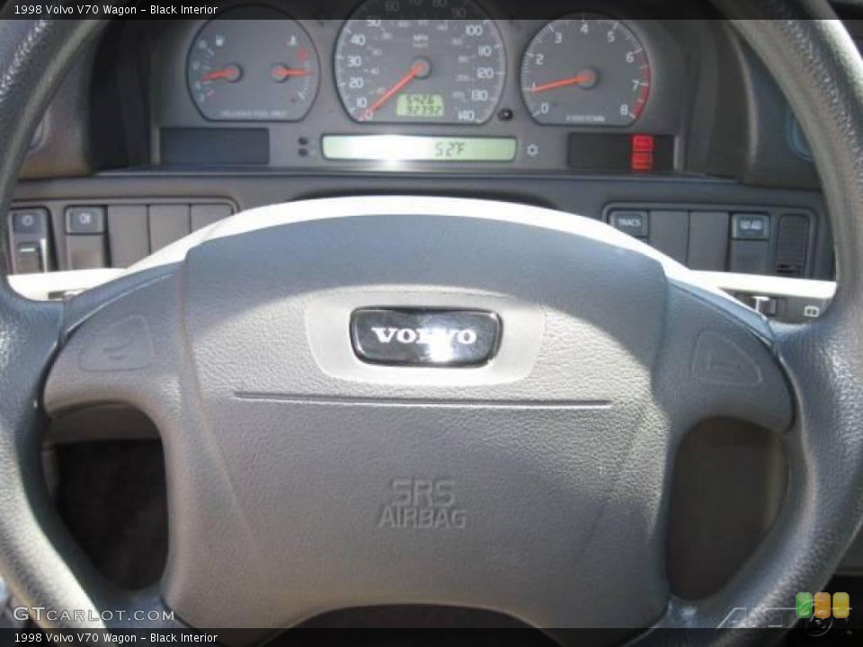 Black Interior Steering Wheel for the 1998 Volvo V70 Wagon #28609219