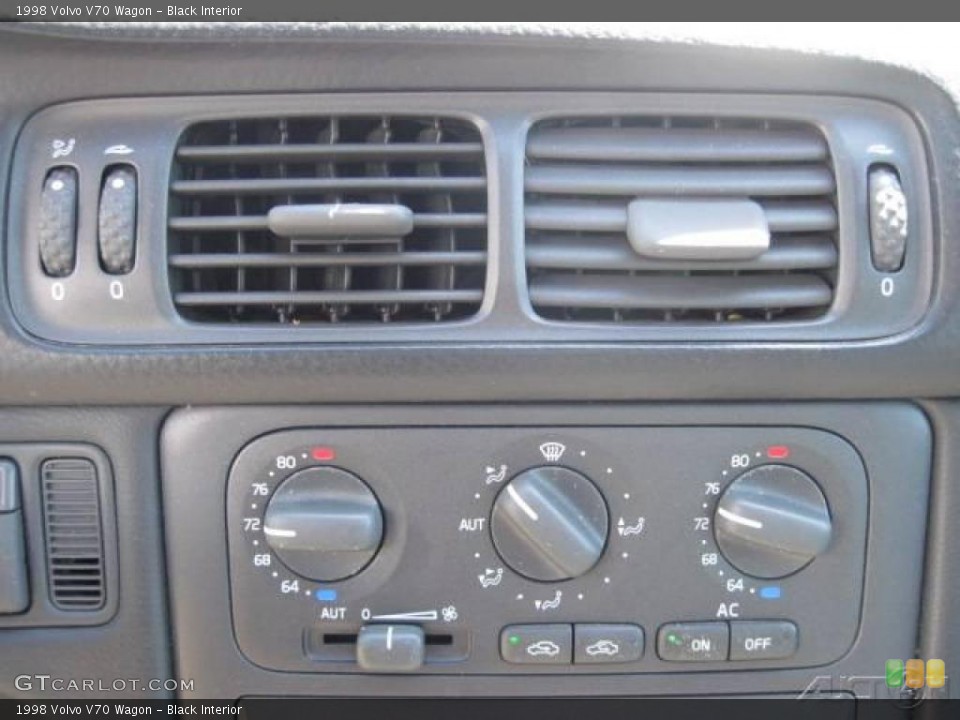 Black Interior Controls for the 1998 Volvo V70 Wagon #28609287