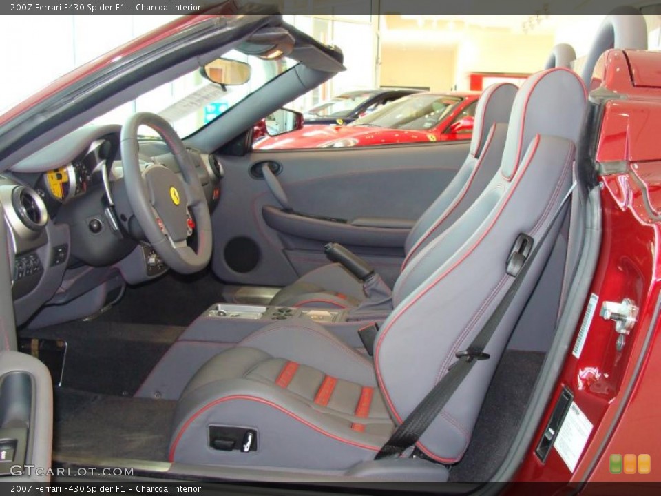 Charcoal Interior Photo For The 2007 Ferrari F430 Spider F1