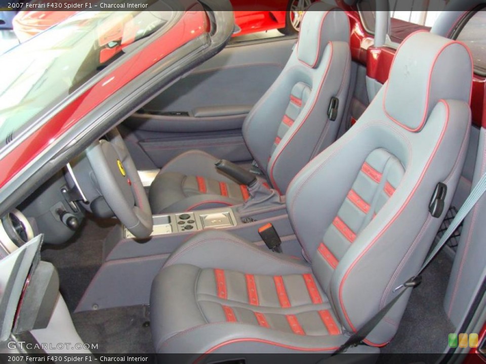 Charcoal Interior Photo for the 2007 Ferrari F430 Spider F1 #28613115