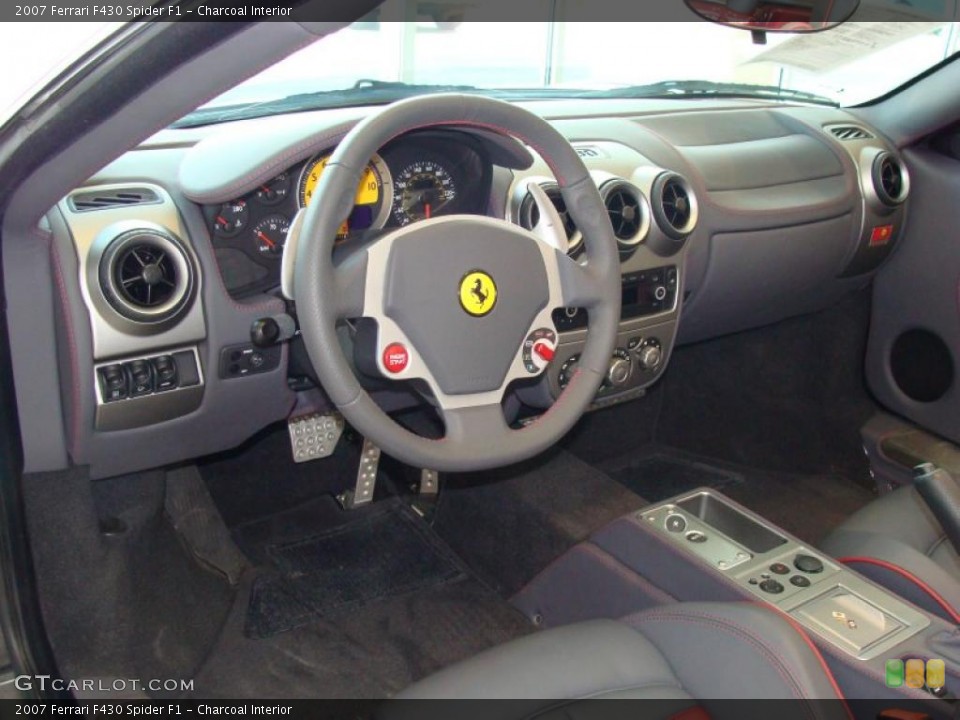 Charcoal Interior Prime Interior for the 2007 Ferrari F430 Spider F1 #28613179
