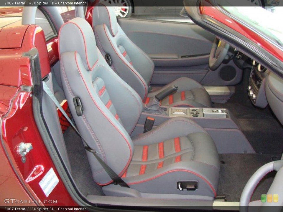 Charcoal Interior Photo for the 2007 Ferrari F430 Spider F1 #28613223