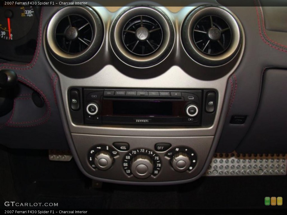 Charcoal Interior Controls for the 2007 Ferrari F430 Spider F1 #28613245