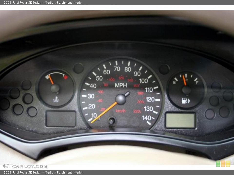 Medium Parchment Interior Gauges for the 2003 Ford Focus SE Sedan #28627848