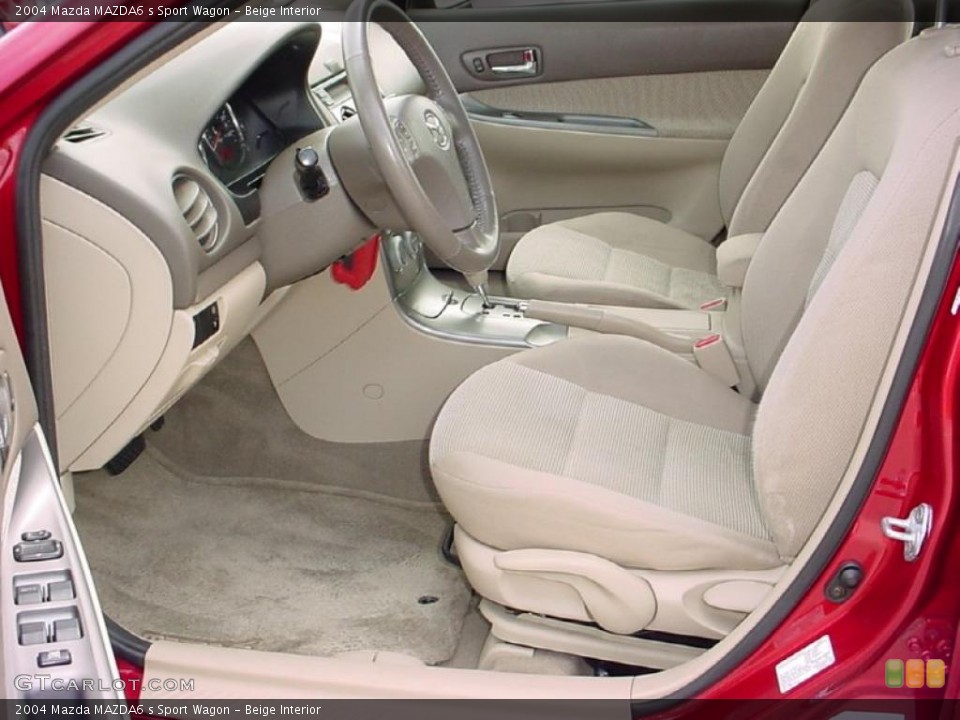 Beige Interior Photo for the 2004 Mazda MAZDA6 s Sport Wagon #28644454
