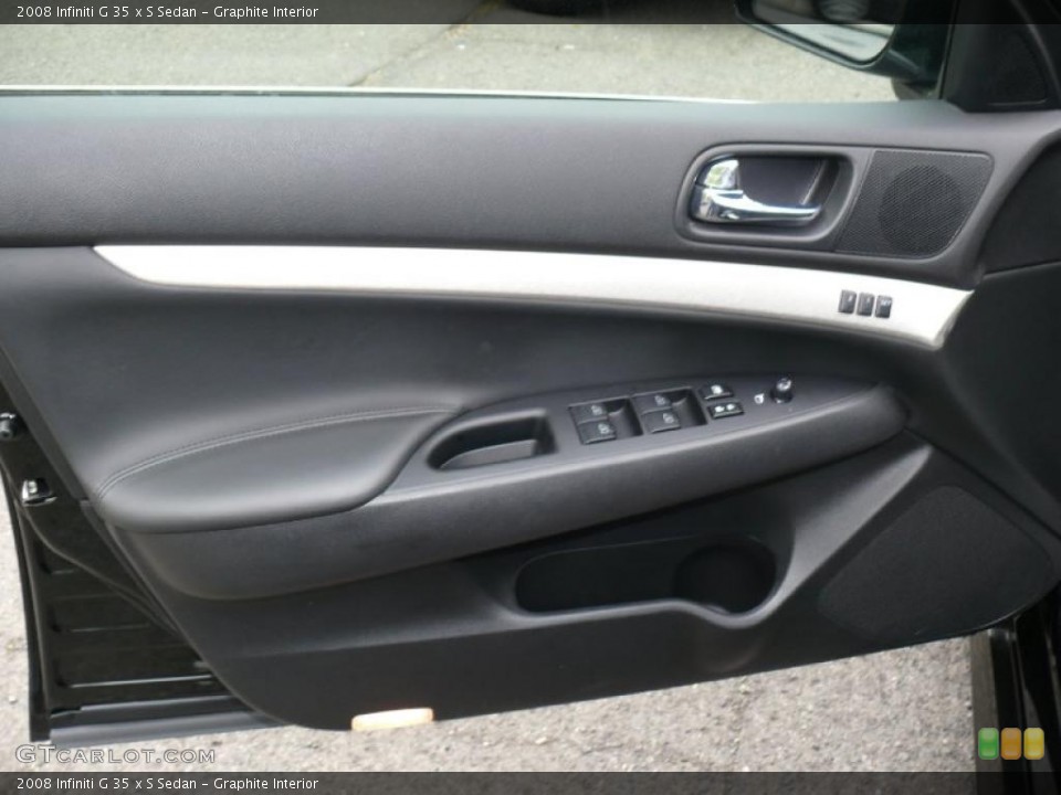 Graphite Interior Door Panel for the 2008 Infiniti G 35 x S Sedan #28670078