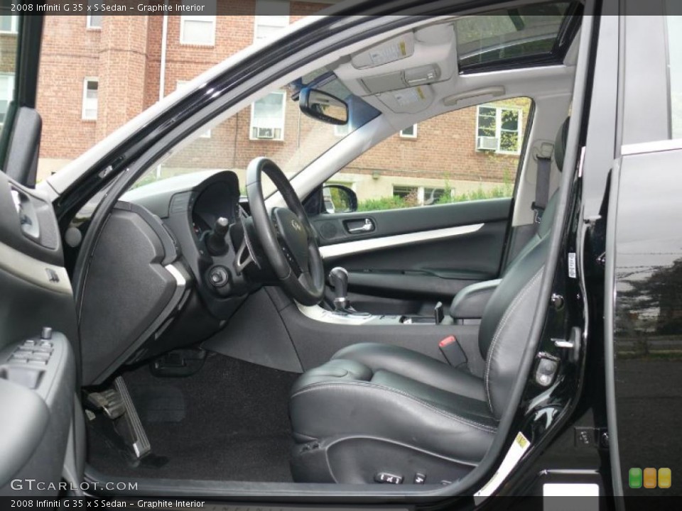 Graphite Interior Photo for the 2008 Infiniti G 35 x S Sedan #28670138