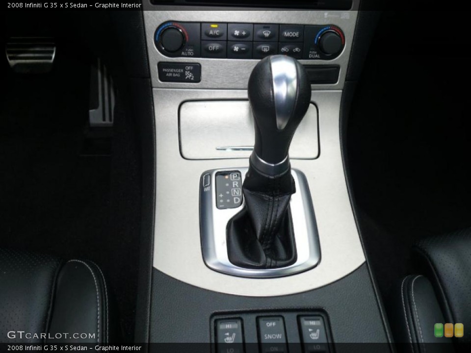 Graphite Interior Transmission for the 2008 Infiniti G 35 x S Sedan #28670274
