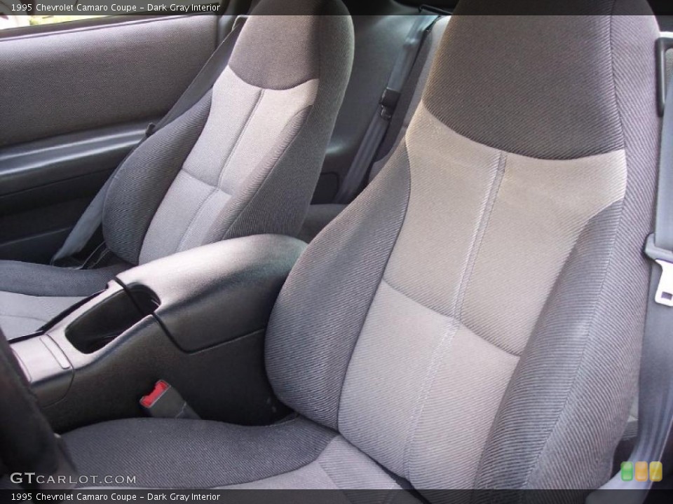 Dark Gray Interior Front Seat for the 1995 Chevrolet Camaro Coupe #28705628