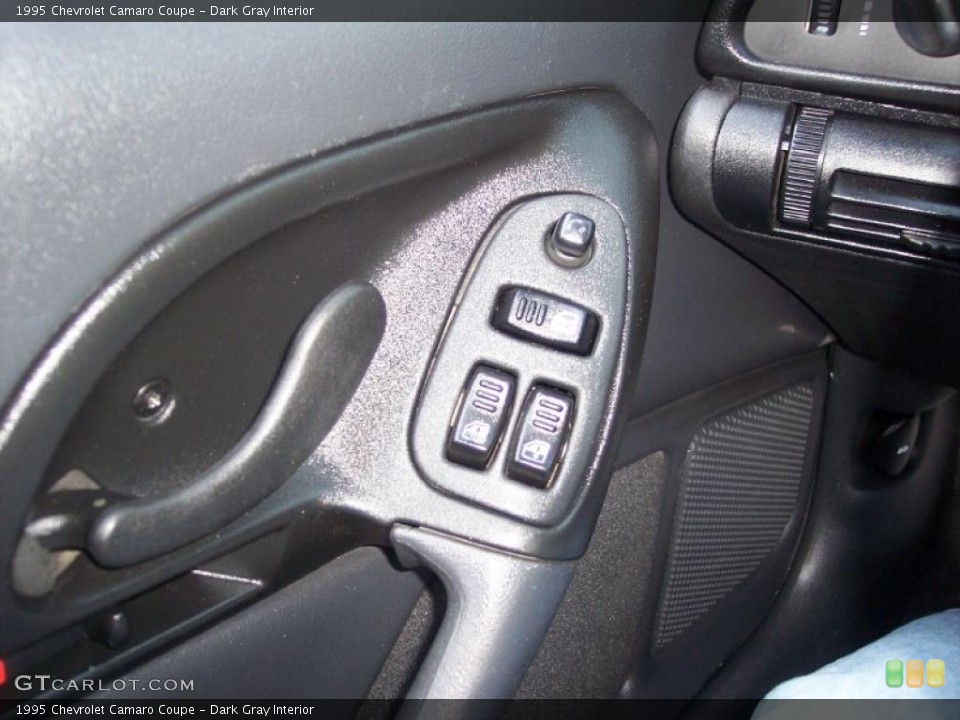 Dark Gray Interior Controls for the 1995 Chevrolet Camaro Coupe #28705976
