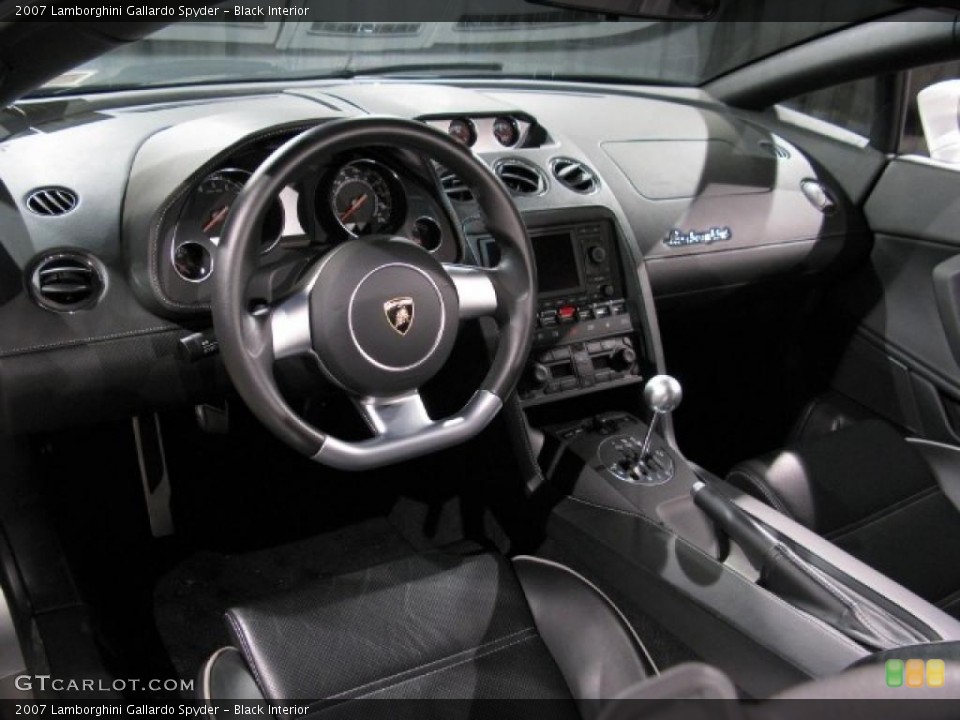 Black 2007 Lamborghini Gallardo Interiors