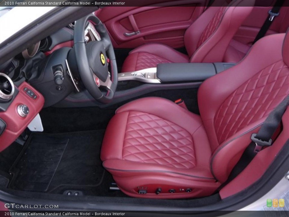 Bordeaux Interior Photo for the 2010 Ferrari California  #28722916