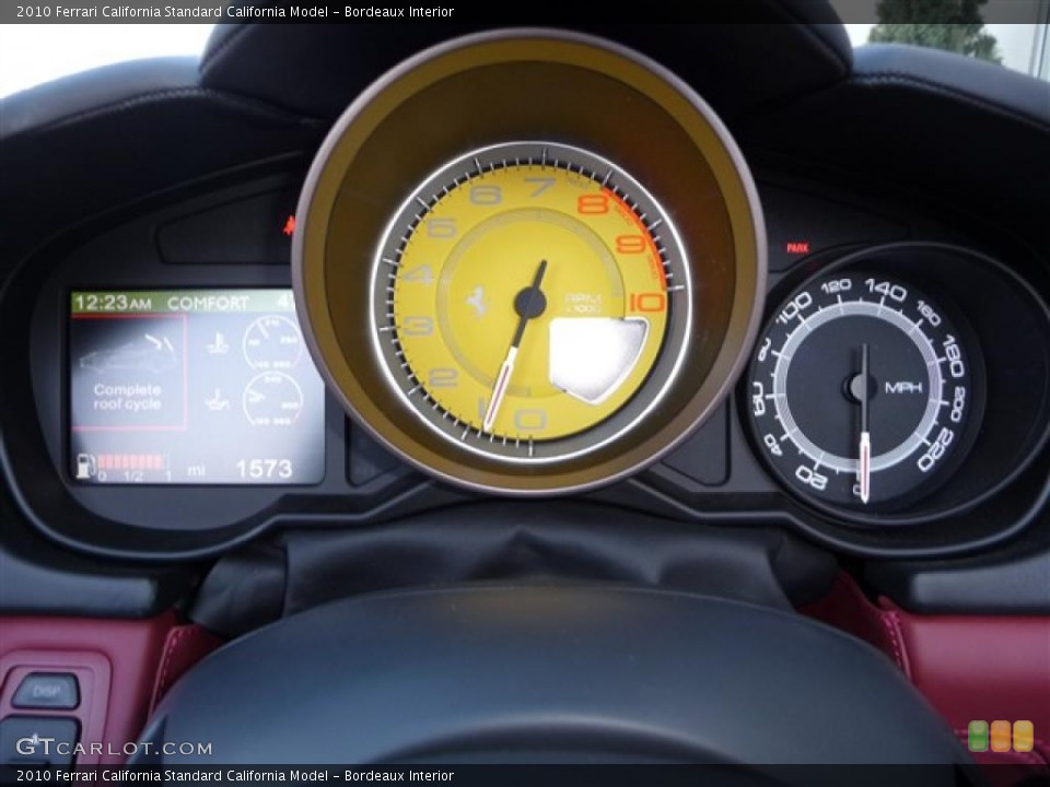 Bordeaux Interior Gauges for the 2010 Ferrari California  #28722924