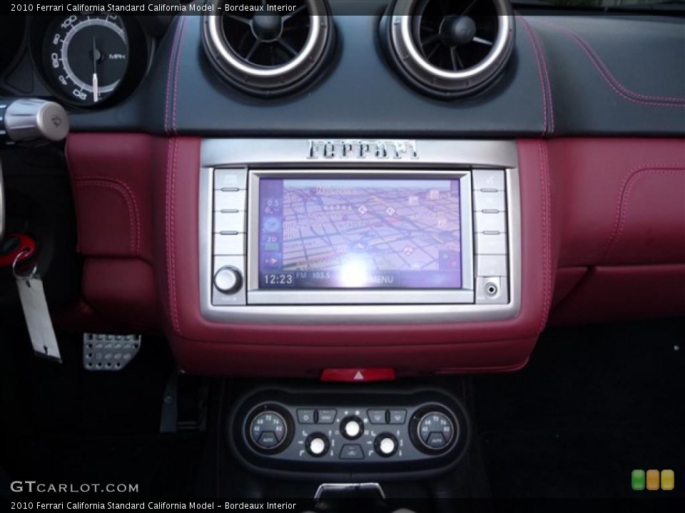 Bordeaux Interior Controls for the 2010 Ferrari California  #28722933