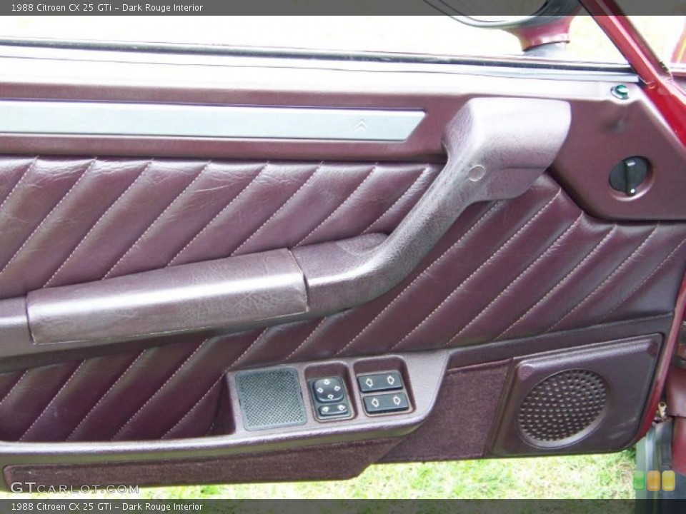 Dark Rouge Interior Door Panel for the 1988 Citroen CX 25 GTi #28879226