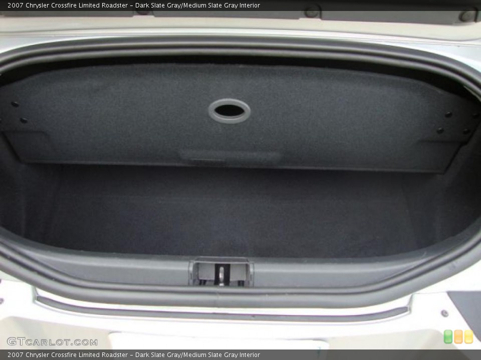 Dark Slate Gray/Medium Slate Gray Interior Trunk for the 2007 Chrysler Crossfire Limited Roadster #28890051