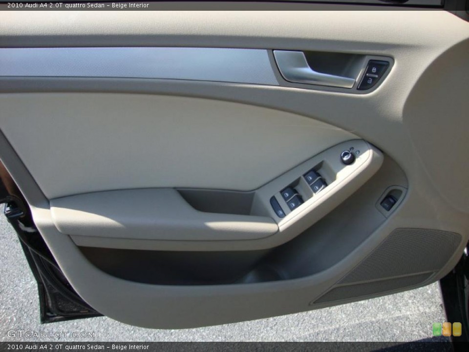 Beige Interior Door Panel for the 2010 Audi A4 2.0T quattro Sedan #28958217