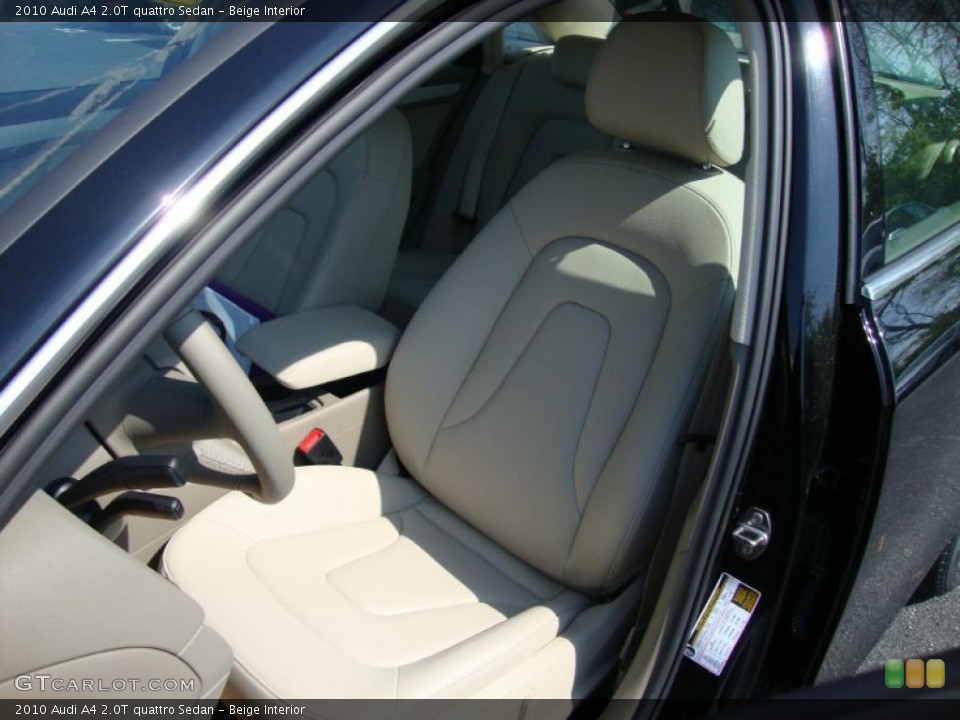 Beige Interior Photo for the 2010 Audi A4 2.0T quattro Sedan #28958277