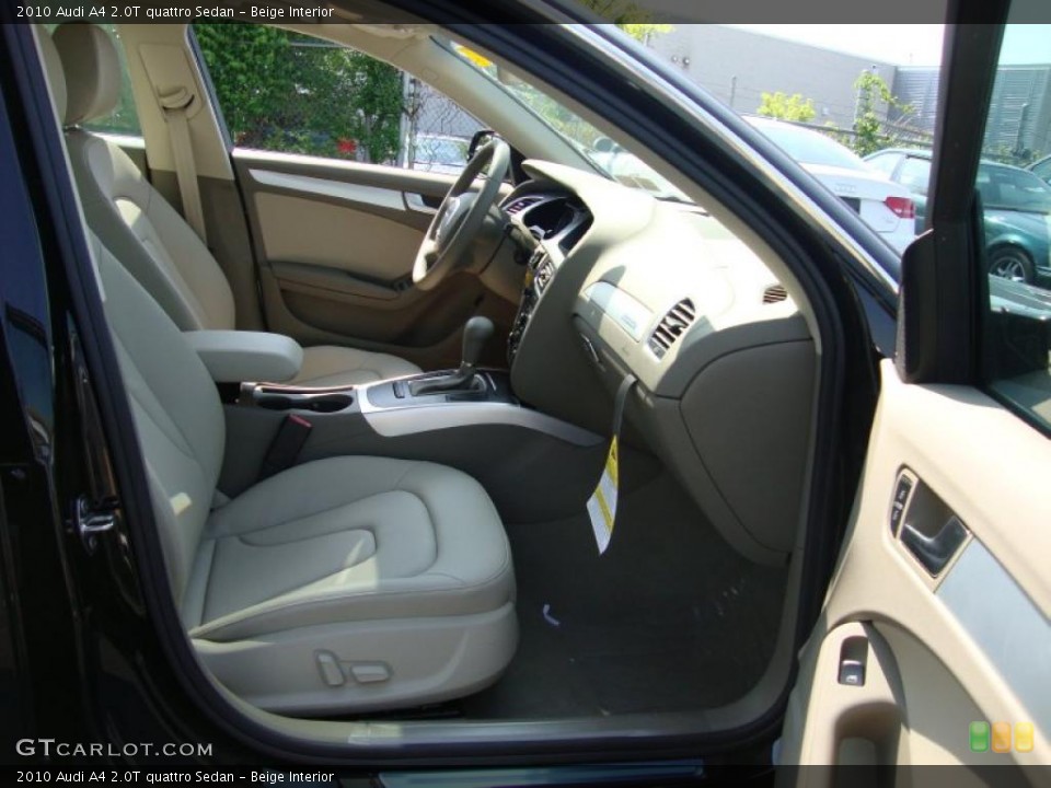 Beige Interior Photo for the 2010 Audi A4 2.0T quattro Sedan #28958333