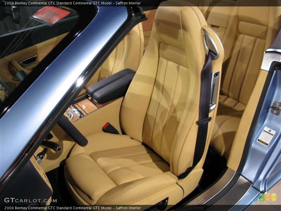 Saffron Interior Photo for the 2009 Bentley Continental GTC  #289890
