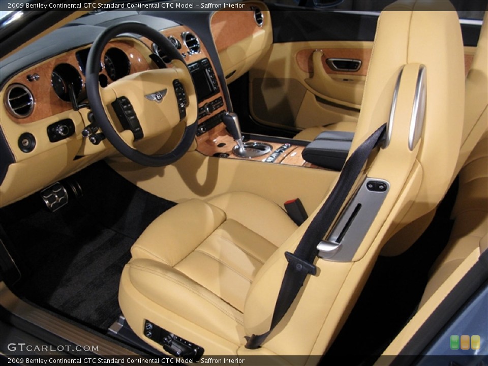 Saffron Interior Photo for the 2009 Bentley Continental GTC  #289897