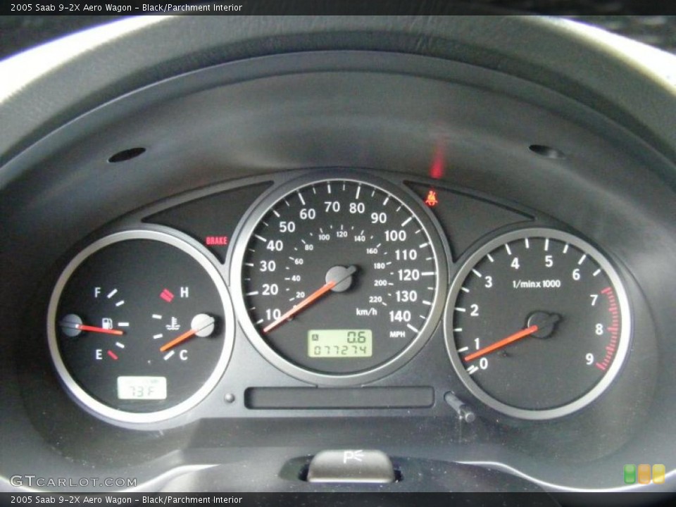 Black/Parchment Interior Gauges for the 2005 Saab 9-2X Aero Wagon #29020371
