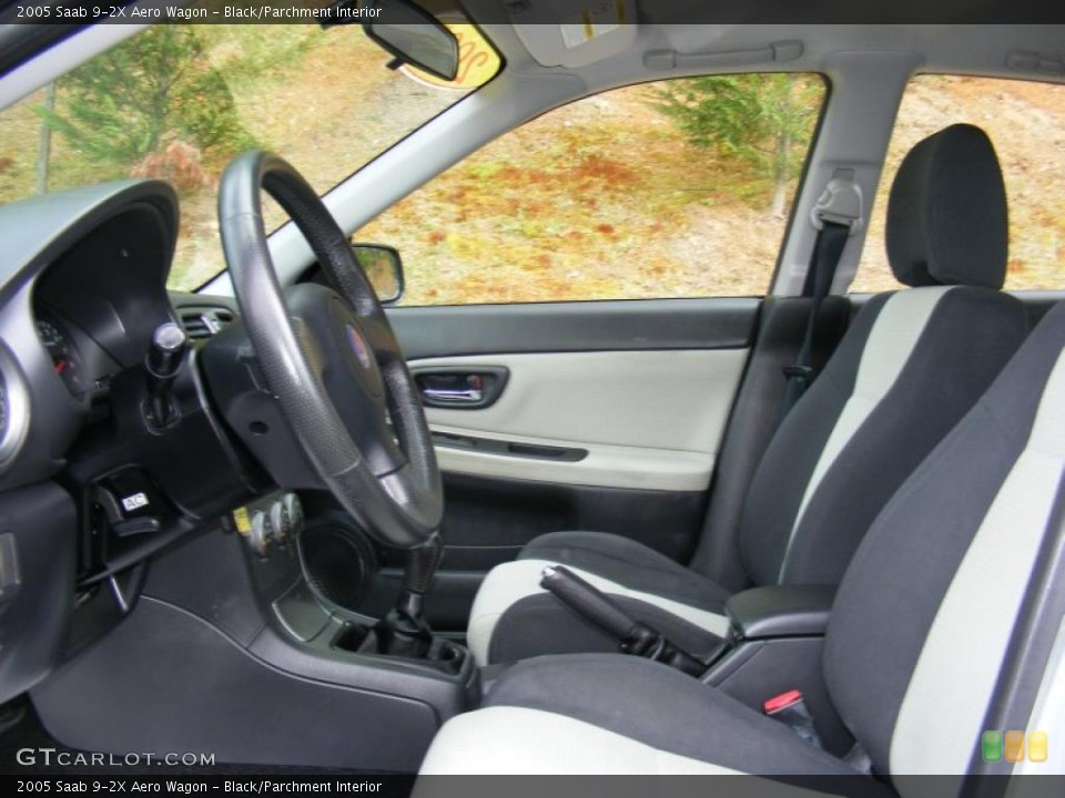 Black/Parchment Interior Front Seat for the 2005 Saab 9-2X Aero Wagon #29020399