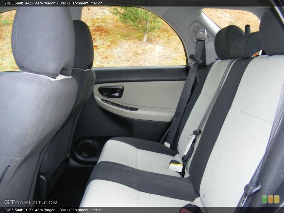 Black/Parchment Interior Rear Seat for the 2005 Saab 9-2X Aero Wagon #29020423