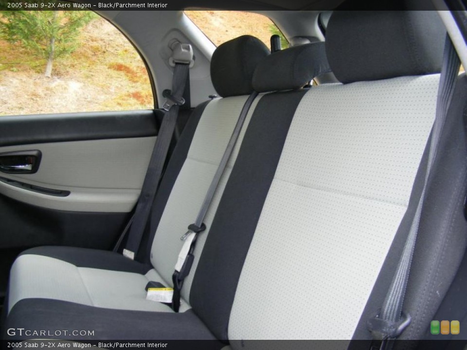 Black/Parchment Interior Rear Seat for the 2005 Saab 9-2X Aero Wagon #29020431
