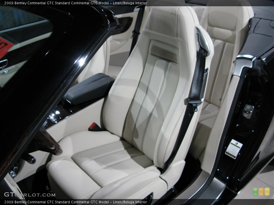 Linen/Beluga Interior Photo for the 2009 Bentley Continental GTC  #290472