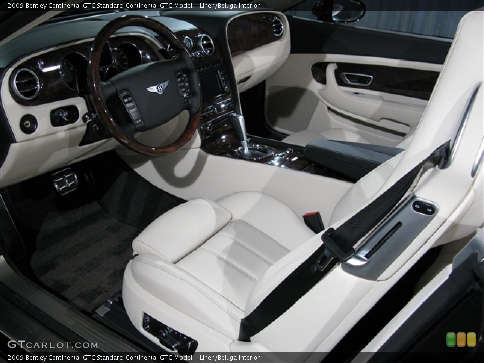 Linen/Beluga Interior Photo for the 2009 Bentley Continental GTC  #290479