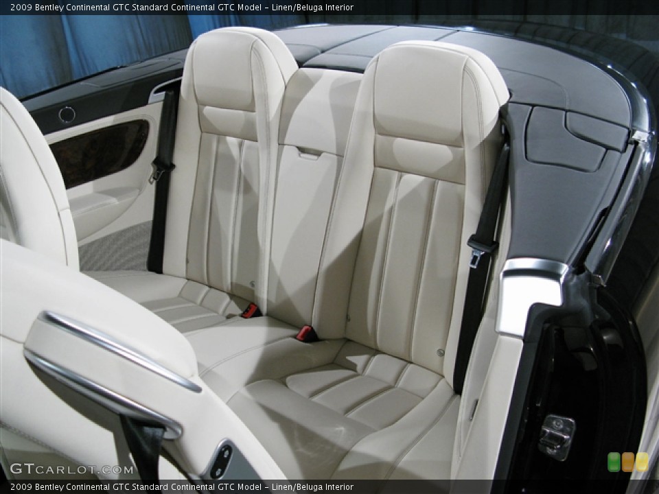 Linen/Beluga 2009 Bentley Continental GTC Interiors